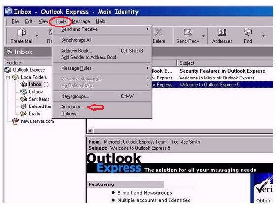 Seaside Communications - Outlook IMAP Email Setup