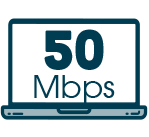 Seaside Internet 50Mbps